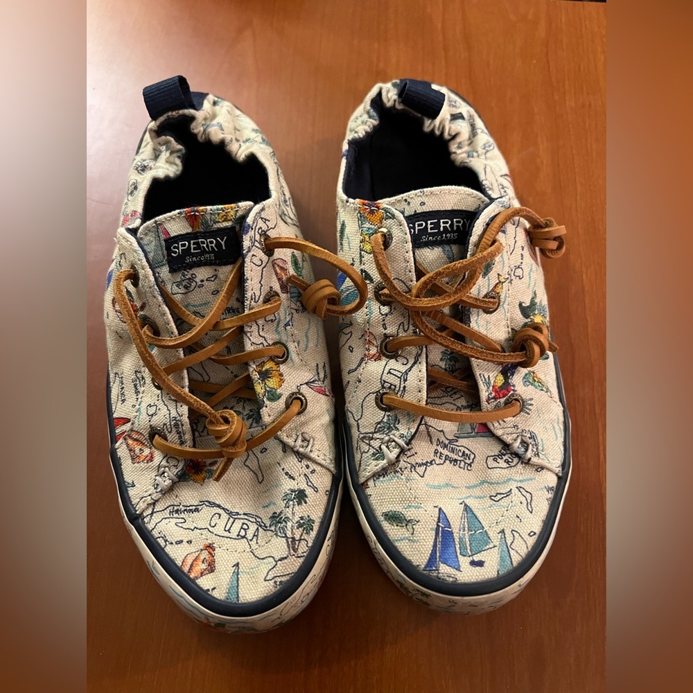 SPERRY SAILBOATS TROPICAL NAUTICAL MAP JAMAICA CUBA DOMINICAN PUERTO RICO SZ 8